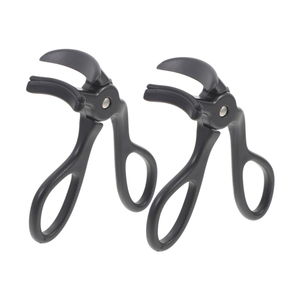 NinthAvenue Basics 2pcs Handheld Eyelash Curler Kit Portable and Lightweight Eye Curling Tool for Quick Non Damaging Curling of Short Lashes for Womens Makeup and Eyebrow Shaping