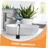 Beavorty Safety Shaving Stand for Men Durable Aluminum Alloy Razor Holder Toothbrush Organizer Lightweight Portable Grooming Stand for Bathroom Countertops view 3
