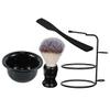 SMASOLO 1 Set Manual Shaving Kit for Men Includes Razor Shaving Brush Foaming Bowl Durable Face Grooming Tools for Home Salon Use view 1