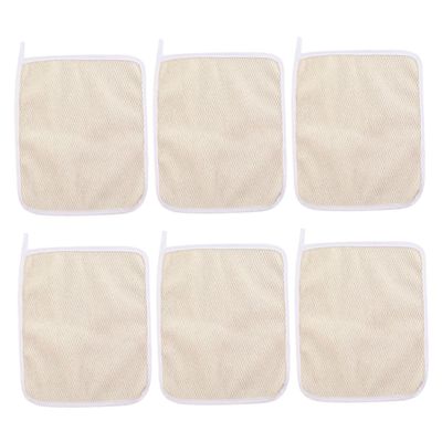 6Pcs Exfoliating Back Scrubber Nylon Body Mud Scrubbing Towels for Effortless Daily Cleaning and Shower Foaming Durable and Skin Friendly Exfoliating Washcloths