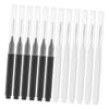 60pcs Mini Eyelash Brushes with Cap Portable Micro Eyebrow Applicators for Brow Lamination and Lash Extensions Makeup Tools for Travel view 1