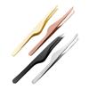 EXQUIMEUBLE 4pcs Long Tweezers Eyebrow Kit for Women Men Lash Tweezers Precision Grip Beauty Tools view 1
