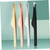EXQUIMEUBLE 4pcs Long Tweezers Eyebrow Kit for Women Men Lash Tweezers Precision Grip Beauty Tools view 4