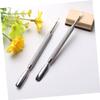 DECOMELODY Stainless Steel Cuticle Spoon Pusher Nail Care Tool for Manicure Pedicure Ergonomic Design for Easy Use for Shaping Pushing Cuticles for Professionals Home view 4