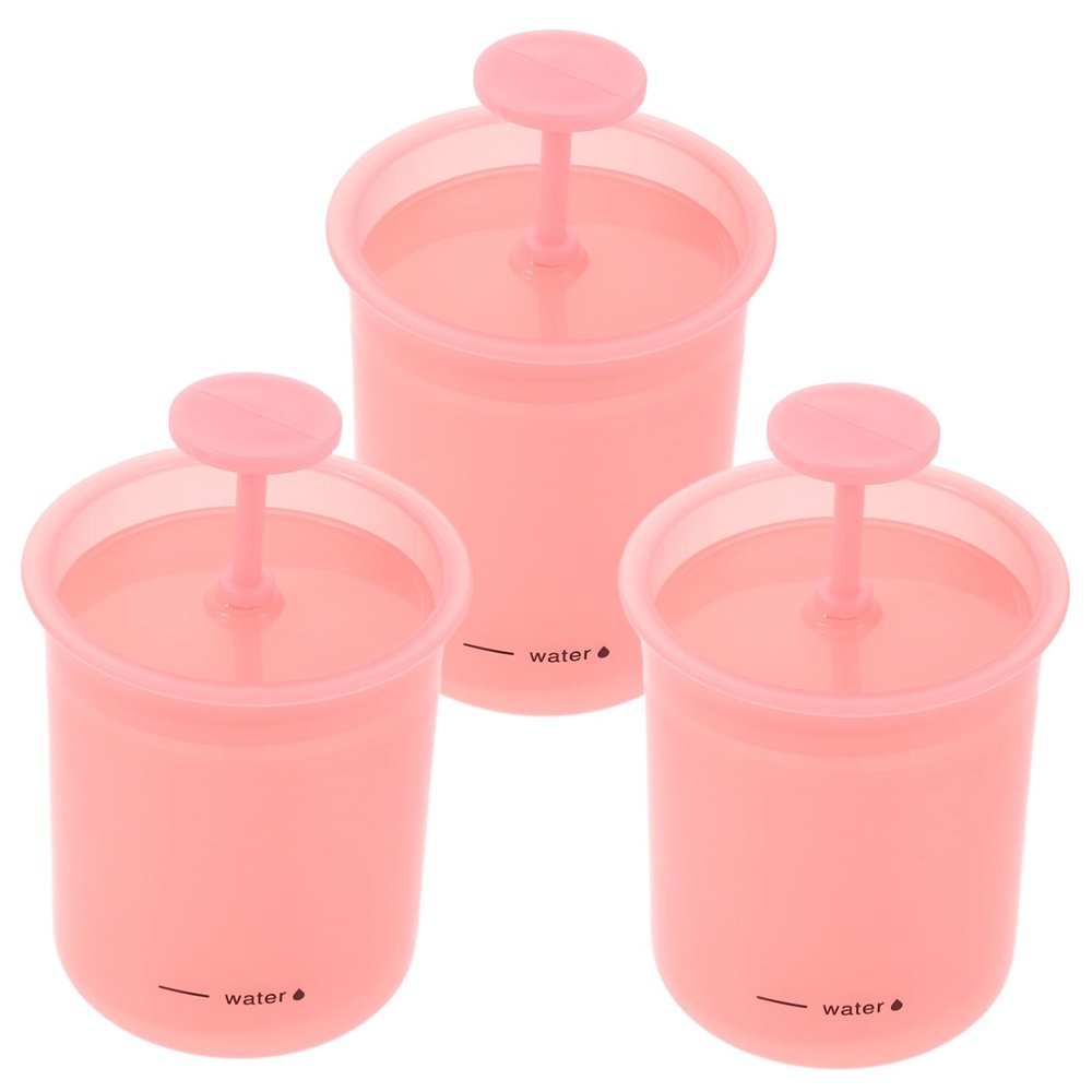 3pcs Face Wash Foamer: Manual Facial Cleanser Foaming Maker Bubble Foamer for Face Wash Skincare Tool Handheld Foaming Bottle Foam Dispenser