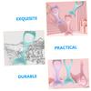 DECOMELODY Silicone Eyeliner Stencil Tool Multi-Functional Eye Makeup Aid Eyelash Applicator Reusable Eye Makeup Tools for Women Compact Size for Easy Use view 3