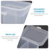 BELLIFFY 2pcs Nail Box Organizer Case Makeup Cotton Pad Dispenser Nail Cotton Pad Holder Space-saving view 2
