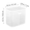 BELLIFFY 2pcs Nail Box Organizer Case Makeup Cotton Pad Dispenser Nail Cotton Pad Holder Space-saving view 3