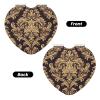 KKLWEGU Damask Pattern Compact Pocket Mirror,1x/2x Cosmetic Mirror Portable Folding Handheld Mirrors Portable Travel Makeup Mirror for Women Girls view 2