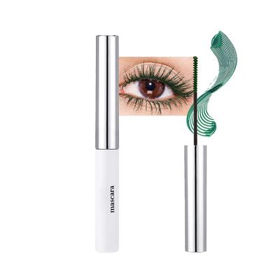 BINGBRUSH Colored Mascara for Eyelashes, Voluminous Colorful Mascara, Pink Purple Blue Green Red-Lengthening, Defining, Curling, Multiplying Formula (#04-Green-1)