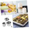 CALLARON Stainless Steel Double Boiler Pot Set for Melting Chocolate and Scented Wax 4-Piece Pot Set with Heat-Resistant Handles for Candle Making and Cooking view 3