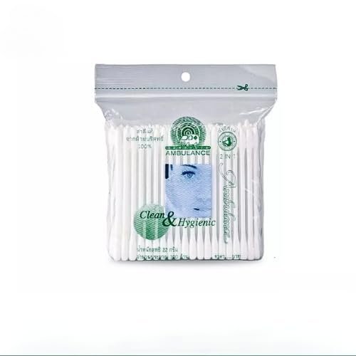 Ambulance Cotton Swabs, 2-in-1 Double Tip, 100 Count, 6 Pack