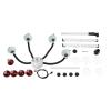 750W 5 Head Salon Infrared Heat Lamp, Adjusting Height Styling Perming Dryer view 3