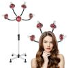 750W 5 Head Salon Infrared Heat Lamp, Adjusting Height Styling Perming Dryer view 4