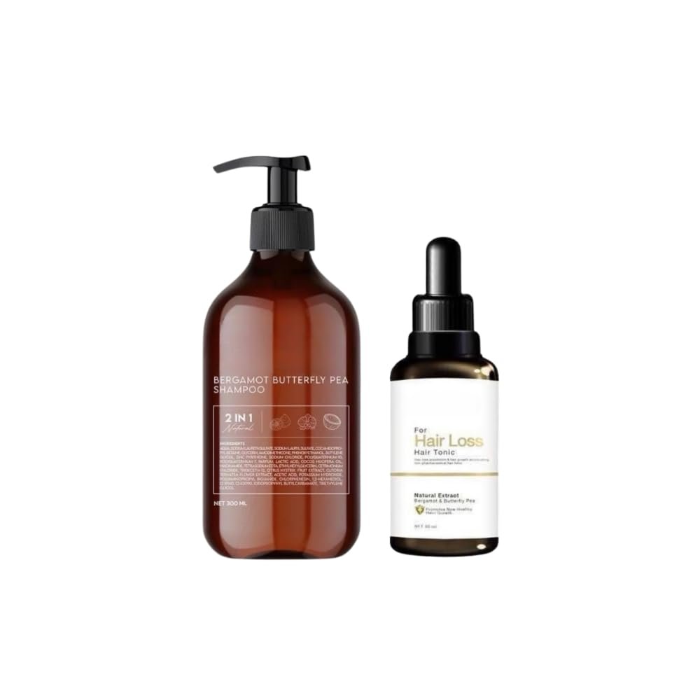 2-Piece Hair Care Set: Daily Use Shampoo (300 ml) & Scalp Tonic (30 ml)