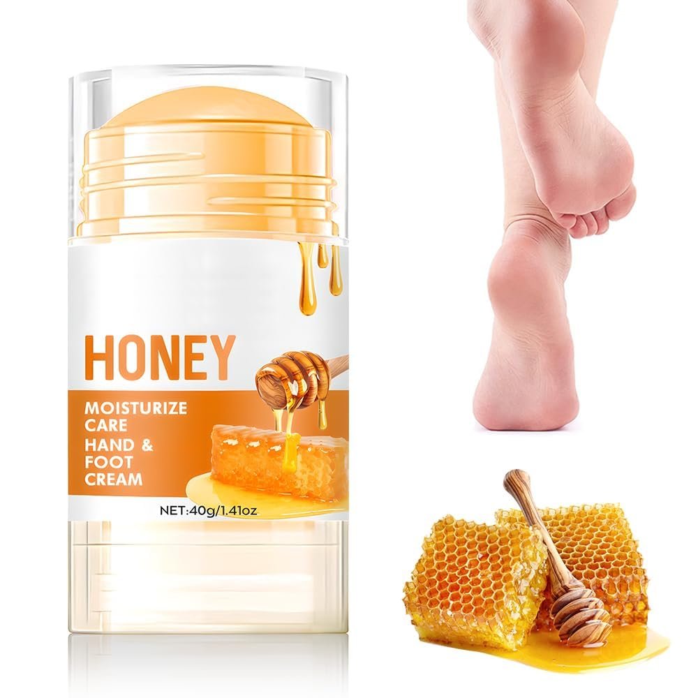 DIANA'S DREAM Hydrating and Anti-Cracking Foot Cream, 2025 Upgraded Moisturising and Relieves Cracking and Dryness Foot Cream, Foot Lotion Heel Balm Stick for Women & Girls (Honey)