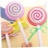 EXQUIMEUBLE 2Pcs Lollipop Shaped Foot Care Scrubber Dead Skin Remover Tool for Calloused Feet Mixed Color Pumice Stone for Home Pedicure view 3