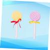 GANAZONO 2Pcs Pumice Stone Foot Care Scrubber Lollipop Shaped Exfoliating Tool for Dead Skin Removal Mixed Color Foot Treatment view 4