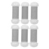6pcs Coarse Roller Head: Electric Remover Roller - Coarse Refill Replacement Accessory for Foot Care Pedicure Tools view 1