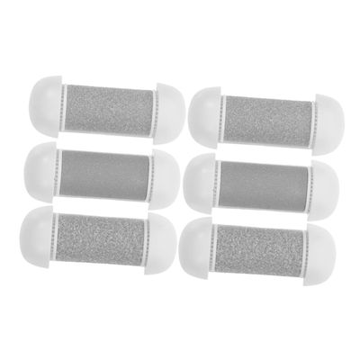 6pcs Electric Remover Rollers: Replacement Heads for Pedicure Tools - Coarse Refill Head - Foot File Roller Refills Easy Installation
