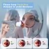 30X Magnifying Mirror, 4.5IN Round 30X Travel Magnified Mirror with 3 Suction Cups, Wall Mounted Makeup Magnifying Glass 30x High Magnification -Perfect for Handheld Detail Makeup/Shaving, Black, 1PCS view 4