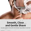 Double Edge Safety Razor with 10 Blades and Stand, Single Blade Razors for Men and Women, Long and Heavy Duty Stainless Steel Handle, Smooth Close Gentle Shave, Silver view 2