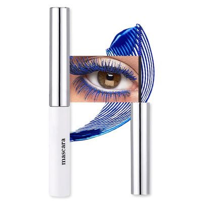 BINGBRUSH Colored Mascara for Eyelashes, Voluminous Colorful Mascara, Pink Purple Blue Green Red-Lengthening, Defining, Curling, Multiplying Formula (#02-Blue, 1 Count (Pack of 1))