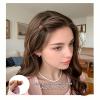100 Pcs Small Mini Hair Clips for Women and Girls, Tiny Claw Clips Pins Clamps Non Slip Accessories for Thin Hair Styling, Bangs Hair Clip Hairclips (3 Colors) view 2