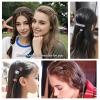 100 Pcs Small Mini Hair Clips for Women and Girls, Tiny Claw Clips Pins Clamps Non Slip Accessories for Thin Hair Styling, Bangs Hair Clip Hairclips (3 Colors) view 4