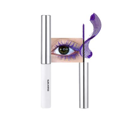 BINGBRUSH Colored Mascara for Eyelashes, Voluminous Colorful Mascara, Pink Purple Blue Green Red-Lengthening, Defining, Curling, Multiplying Formula (#08-Purple, 1 Count (Pack of 1))