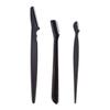 COLLBATH 3pcs Eyebrow Trimmer Set Women's Razors Eyebrow Shaper Portable Eyebrow Razor Eyebrow Makeup Tool Kit Portable Eyebrow Trimmer Eyebrow Remover Black view 1