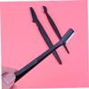 COLLBATH 3pcs Eyebrow Trimmer Set Women's Razors Eyebrow Shaper Portable Eyebrow Razor Eyebrow Makeup Tool Kit Portable Eyebrow Trimmer Eyebrow Remover Black view 2