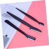 COLLBATH 3pcs Eyebrow Trimmer Set Women's Razors Eyebrow Shaper Portable Eyebrow Razor Eyebrow Makeup Tool Kit Portable Eyebrow Trimmer Eyebrow Remover Black view 3