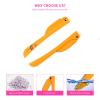 3 Packs Eyebrow Razor for Women, Eyebrow and Facial Hair Removal, Shaver, Gentle Facial Hair Remover, Dermaplaning Tool for Peach Fuzz Removal, Face Razors for Women, Eyebrow Trimmer view 4