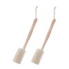NinthAvenue Basics 2Pcs Loofah Exfoliating Back Brush Long Handle Shower Brush for Gentle Exfoliation and Back Scrubbing Safe Material for Bathing and Shower Use view 1