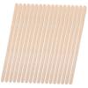 COMPUKAS 100Pcs Wooden Sticks Thick Edge Waxing Spatula for Hair Removal Durable Applicator Tool for Body Eyebrows and Facial Hair view 1