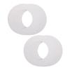 50pcs Wax Warmer Protective Collars for Hair Removal Machines Clean Wax Heater Liners Prevents Spills Compatible with Various Waxing Supplies Efficient and Easy to Use view 1