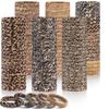 150PCS Hair Ties, IKOCO Hair Ties for Women No Damage, Cotton Seamless Ponytail Holders for Thick Hair, Leopard Animal Print view 1