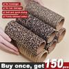 150PCS Hair Ties, IKOCO Hair Ties for Women No Damage, Cotton Seamless Ponytail Holders for Thick Hair, Leopard Animal Print view 2