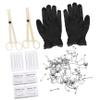 NinthAvenue Basics 1Set Body Piercing Jewelry Kit for Ear Eyebrow Navel and Nose Assorted Styles Durable Comfortable Wear for Women view 1