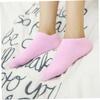 SAFIGLE 1 Pair Gel Socks for Moisturizing Cracked Foot Skin Pink Unique Spa Socks with Nourishing Effect for Relaxation and Comfort for Dry Feet Care view 3