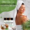 Coconut Oil Moisturizing Cream & Arabica Coffee Scrub Set  Nourishing Coconut Face Cream & Body Exfoliator  2-Piece Skin Care Combo for Smooth, Soft Skin view 2