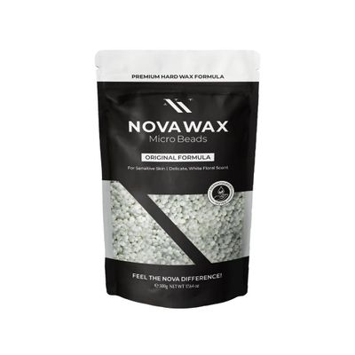 NOVA Wax 500g (1lb) Hard Waxing Beads for Painless Hair Removal, Perfect for Brazilian, Bikini, Face, Legs, Underarm, Back, and Chest