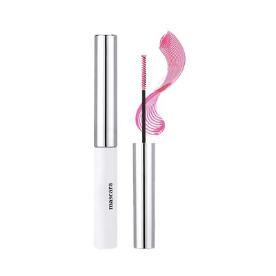 BINGBRUSH Colored Mascara for Eyelashes, Voluminous Colorful Mascara, Pink Purple Blue Green Red-Lengthening, Defining, Curling, Multiplying Formula (#05-Pink, 1 Count (Pack of 1))