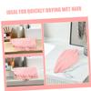 2pcs Coral Fleece Hair Drying Towels Drying Hair Towel Wrap for Women Comfortable and Absorbent Head Turban for Spa Shower and Daily Use view 3