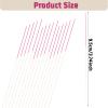 Gusruvti 180 Pcs Ear Piercing Cleaner Floss Disposable earring piercing hole cleaner, Ear Piercing Care Cleaning Line Tool, Earring Hole Cleaner Floss Odor Removal Ear CareRed view 2