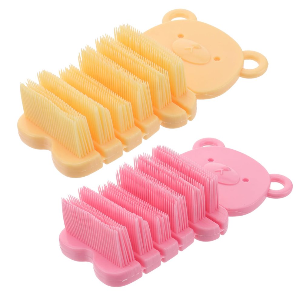 CTIRCHIU Boys and Girls Hand and Nail Brush Set 2pcs Fingernail Scrubbing Brush for Gentle Cleaning Soft Bristles for Children for Nail Hygiene and Dust Removal