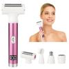 Beanify 2025 Led Display Electric Razor,Beauty Women's Wet & Dry Electric Shaver, Painless 4 in 1 Painless Body Razors,Cordless 3-Blade Ladies Shaver for Legs, Arm, Underarms, Bikini (Purple) view 1