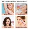Beanify 2025 Led Display Electric Razor,Beauty Women's Wet & Dry Electric Shaver, Painless 4 in 1 Painless Body Razors,Cordless 3-Blade Ladies Shaver for Legs, Arm, Underarms, Bikini (Purple) view 2