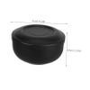 Stainless Steel Shaving Bowl with Lid Portable Shaving Foaming Tool for Men Elegant Design for Home Travel Keeps Soap Moist for view 2